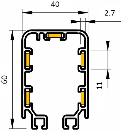 Размеры Giovenzana TR60