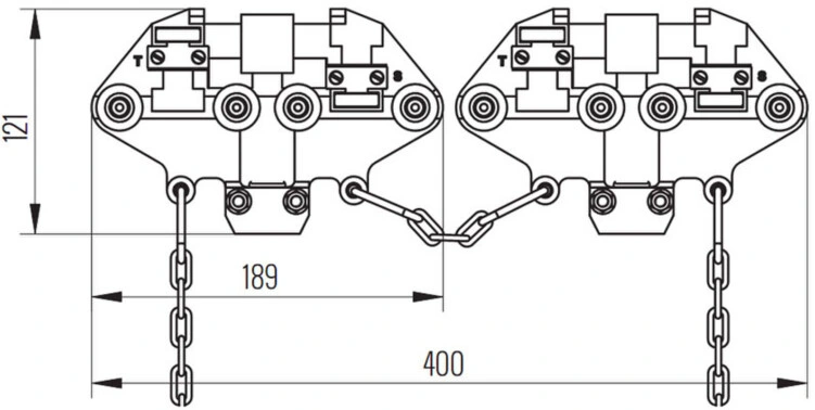 токосъёмник троллейный MODUCTOR