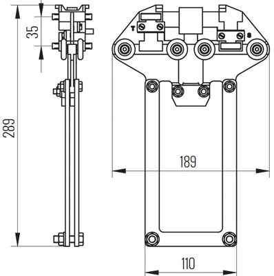 токосъёмник троллейный MODUCTOR